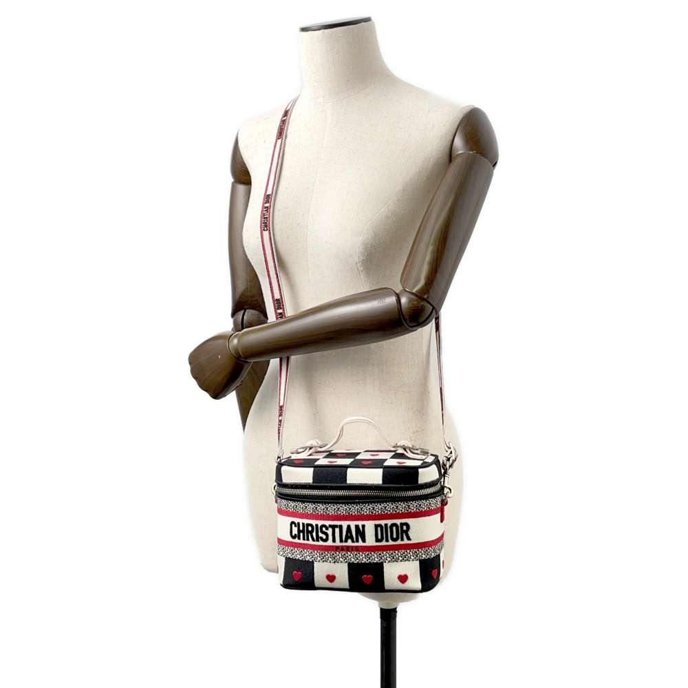 Dior Dior Amour 2way Vanity White/Black/Red Canvas