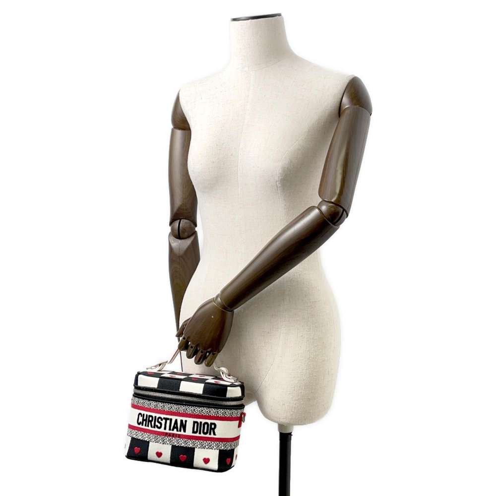 Dior Dior Amour 2way Vanity White/Black/Red Canvas