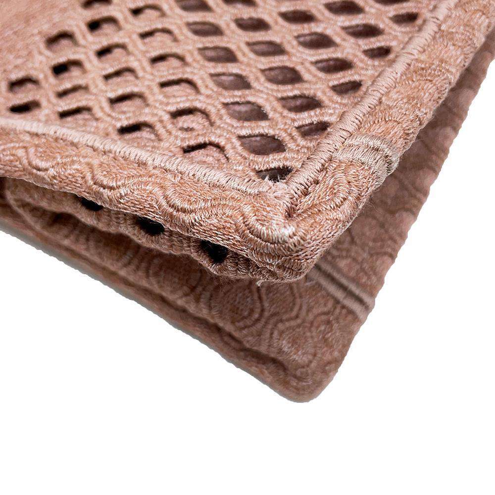 Dior Mesh Book Tote Pink M1296ZWRA Canvas Size Medium