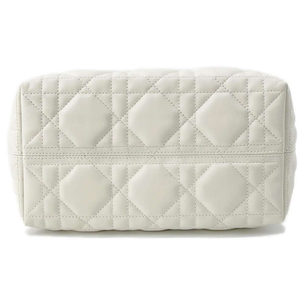 Dior To Jules Macrocannage White M2822OSHJ Calf Leather Size Small