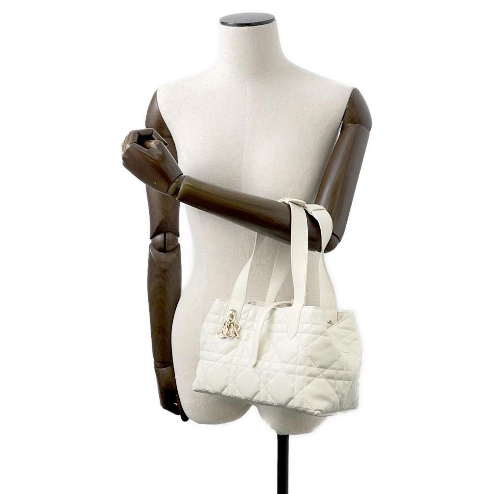 Dior To Jules Macrocannage White M2822OSHJ Calf Leather Size Small