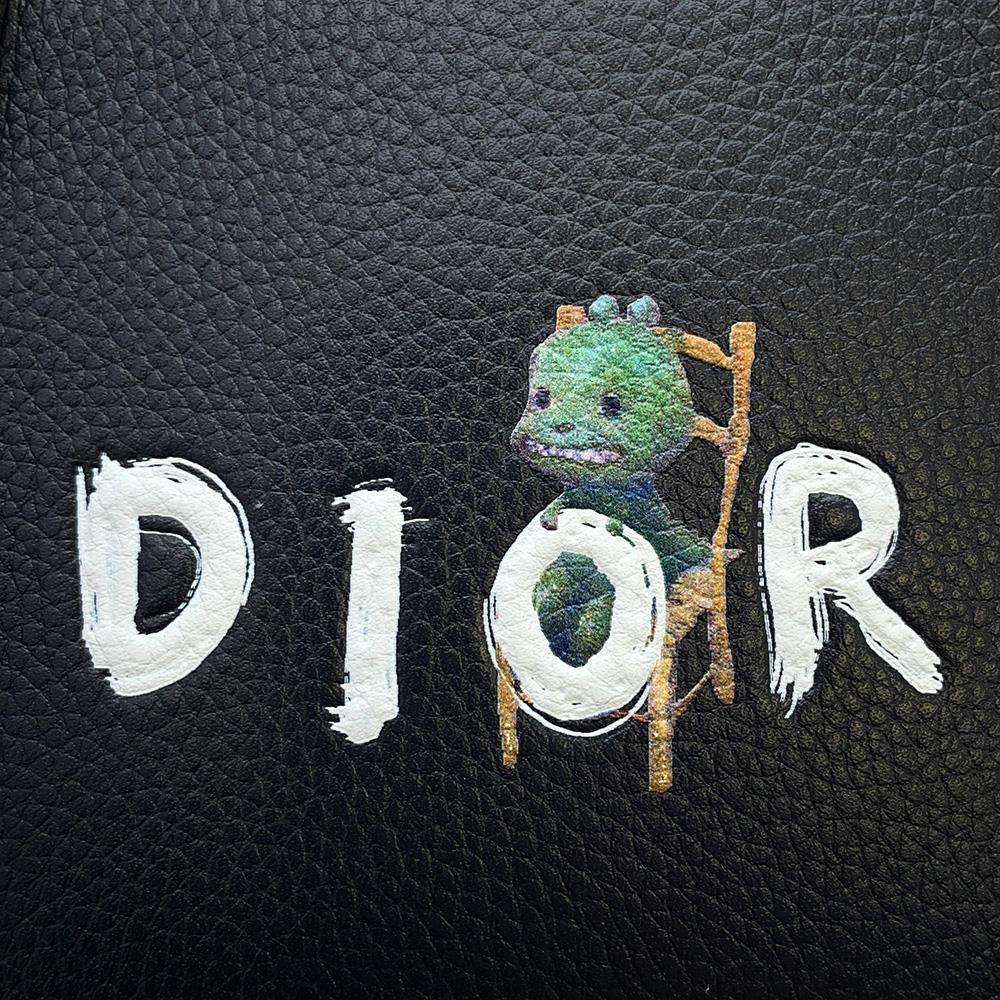 Dior Safari North South Tote Bag OTANI WORK SHOPCollaboration Navy 2ESWS017DRY Leather Size Mini