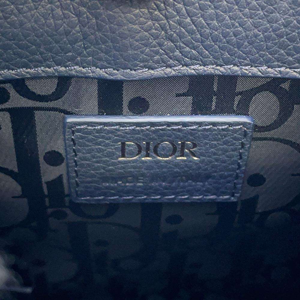 Dior Safari North South Tote Bag OTANI WORK SHOPCollaboration Navy 2ESWS017DRY Leather Size Mini