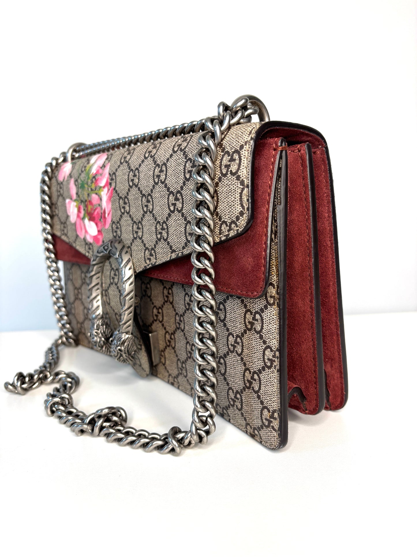 Gucci Dionysus GG Blooms Supreme Shoulder Bag - Preloved