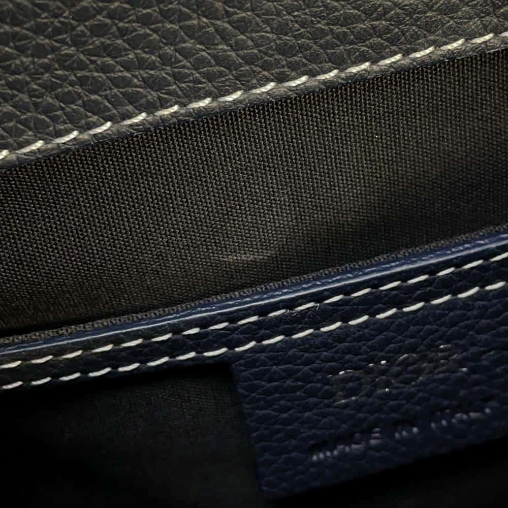 Dior Gallop Backpack Navy Leather