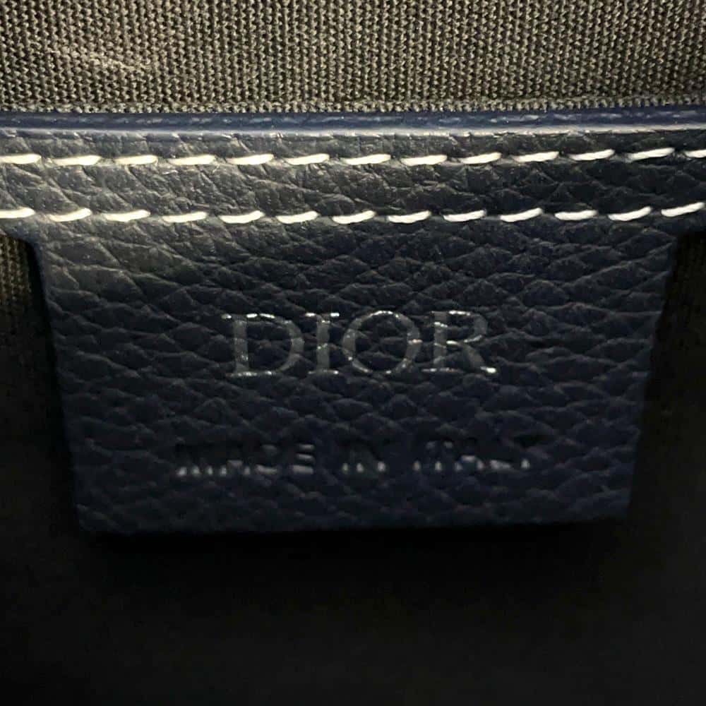 Dior Gallop Backpack Navy Leather