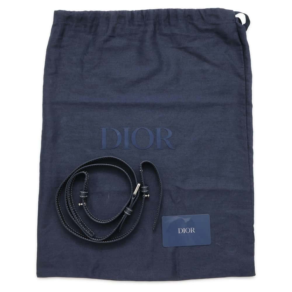 Dior Gallop Backpack Navy Leather
