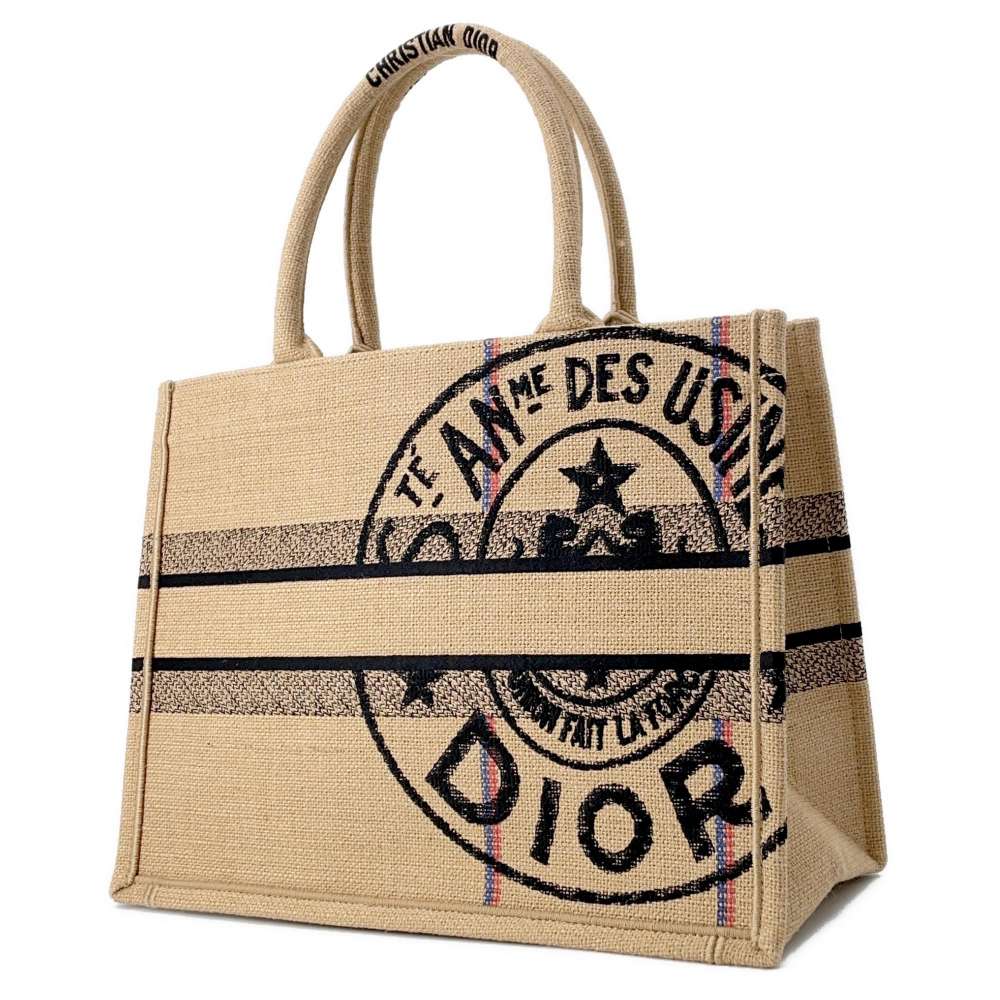 Dior Book tote Beige M1296 ZRUW Canvas Size Medium
