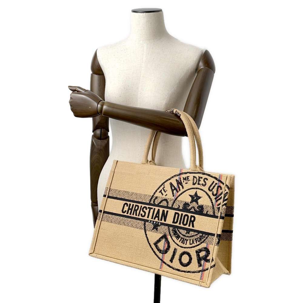 Dior Book tote Beige M1296 ZRUW Canvas Size Medium
