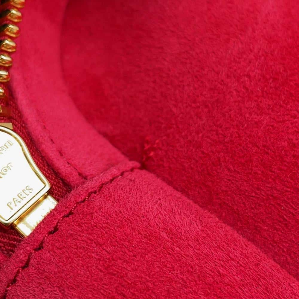 Dior Vanity bag Red S5488UNTR Lambskin Size Small