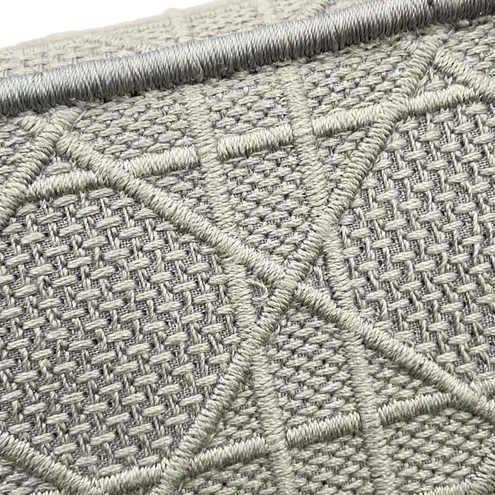 Dior Cannage Embroidery Travel Vanity Bag Light Gray S5480VREY Canvas