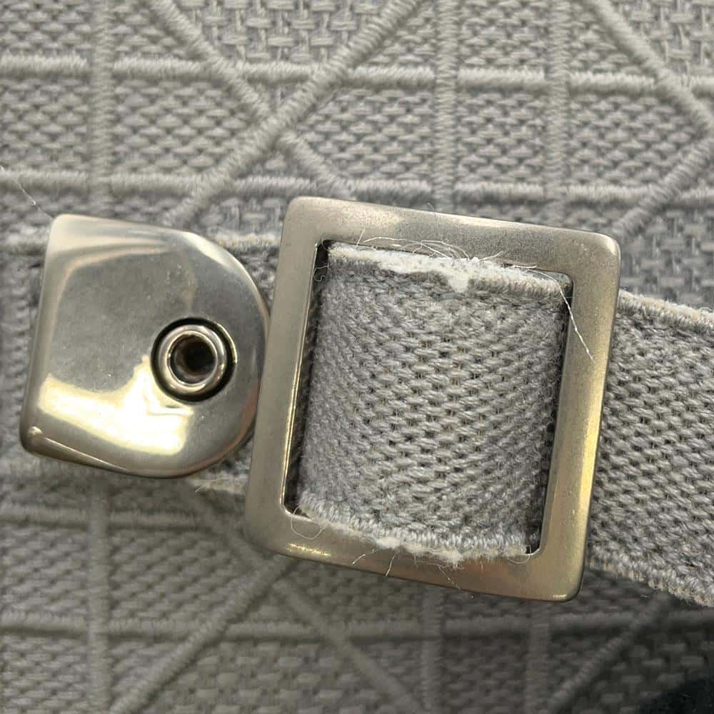 Dior Cannage Embroidery Travel Vanity Bag Light Gray S5480VREY Canvas