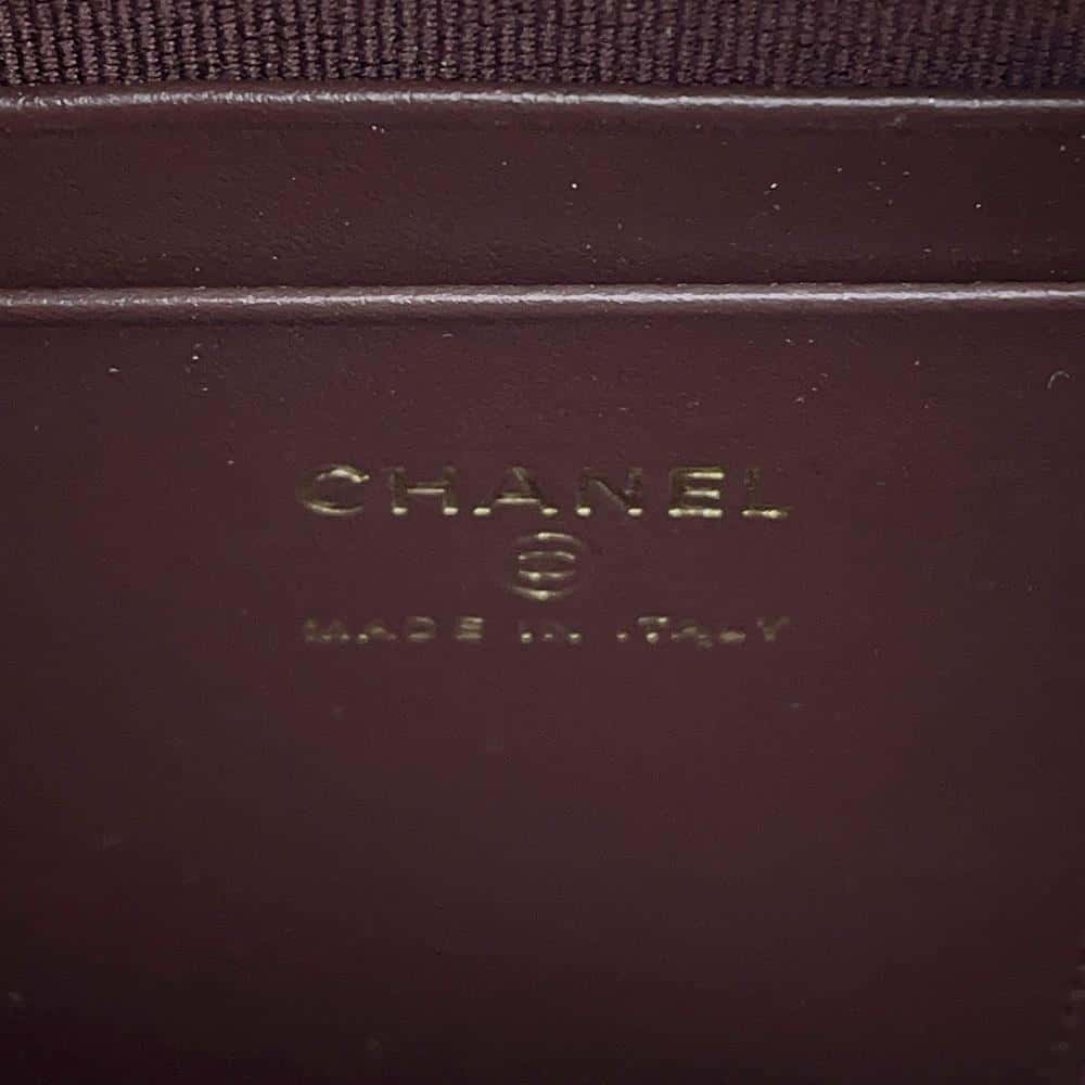 CHANEL Matelasse Backpack Black AP3753 Caviar Leather Size Mini