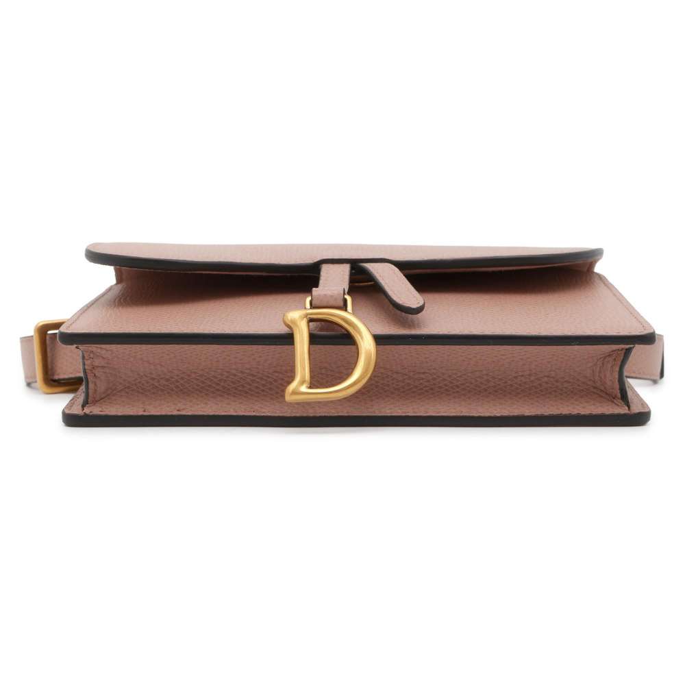 Dior Saddle Belt Pouch Pink S5619CWVG Leather