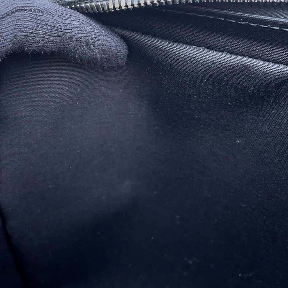 Dior CDDiamond Zip Briefcase Black/Gray 1ESBR180CDP_H43E PVC Coated Canvas Calf Leather