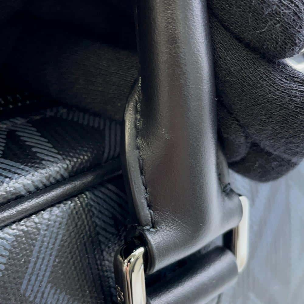 Dior CDDiamond Zip Briefcase Black/Gray 1ESBR180CDP_H43E PVC Coated Canvas Calf Leather