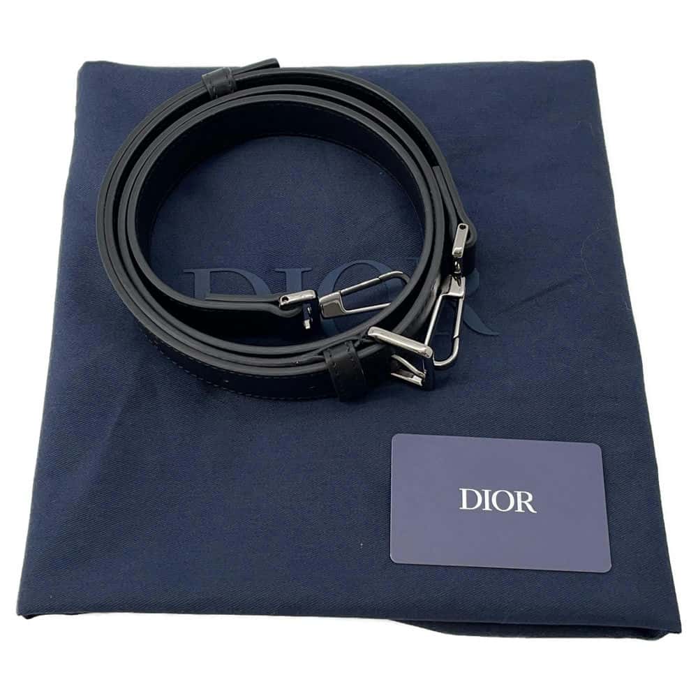Dior CDDiamond Zip Briefcase Black/Gray 1ESBR180CDP_H43E PVC Coated Canvas Calf Leather