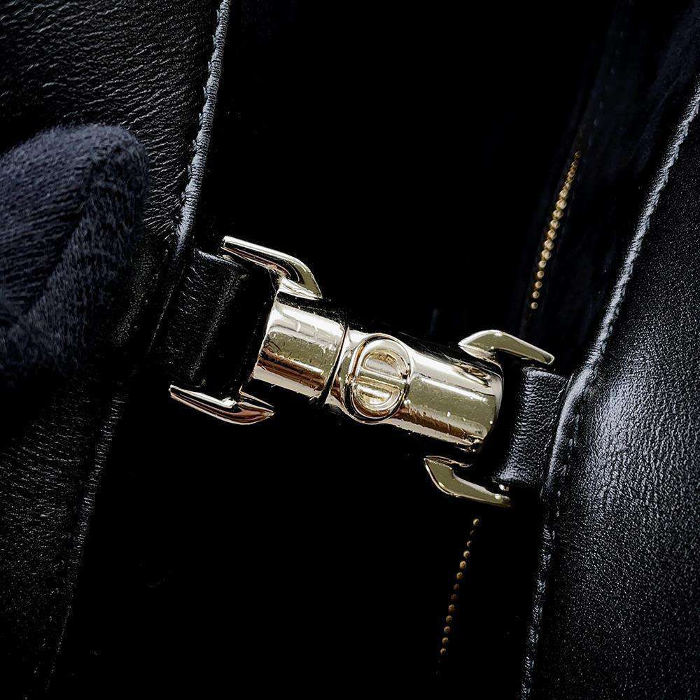 Dior ArchiCannage Essential ChainTote Bag Black M8721OZVJ Leather Size Medium