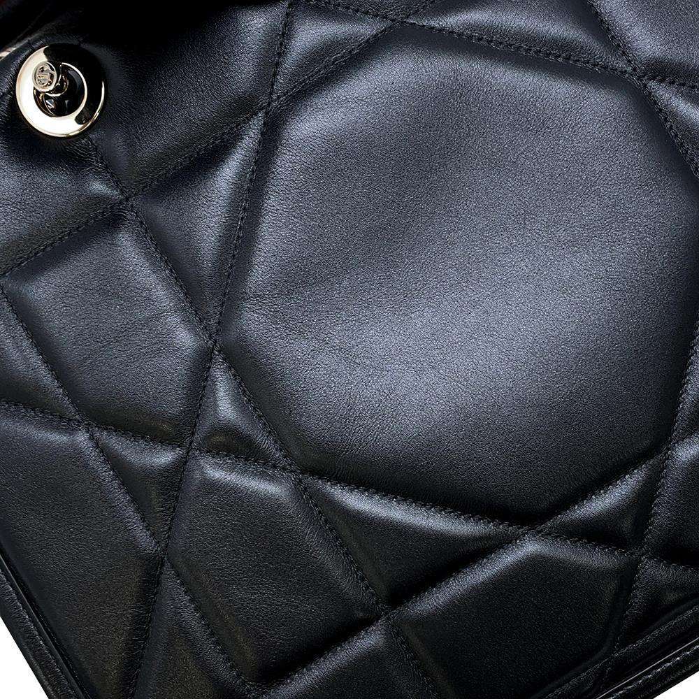 Dior ArchiCannage Essential ChainTote Bag Black M8721OZVJ Leather Size Medium