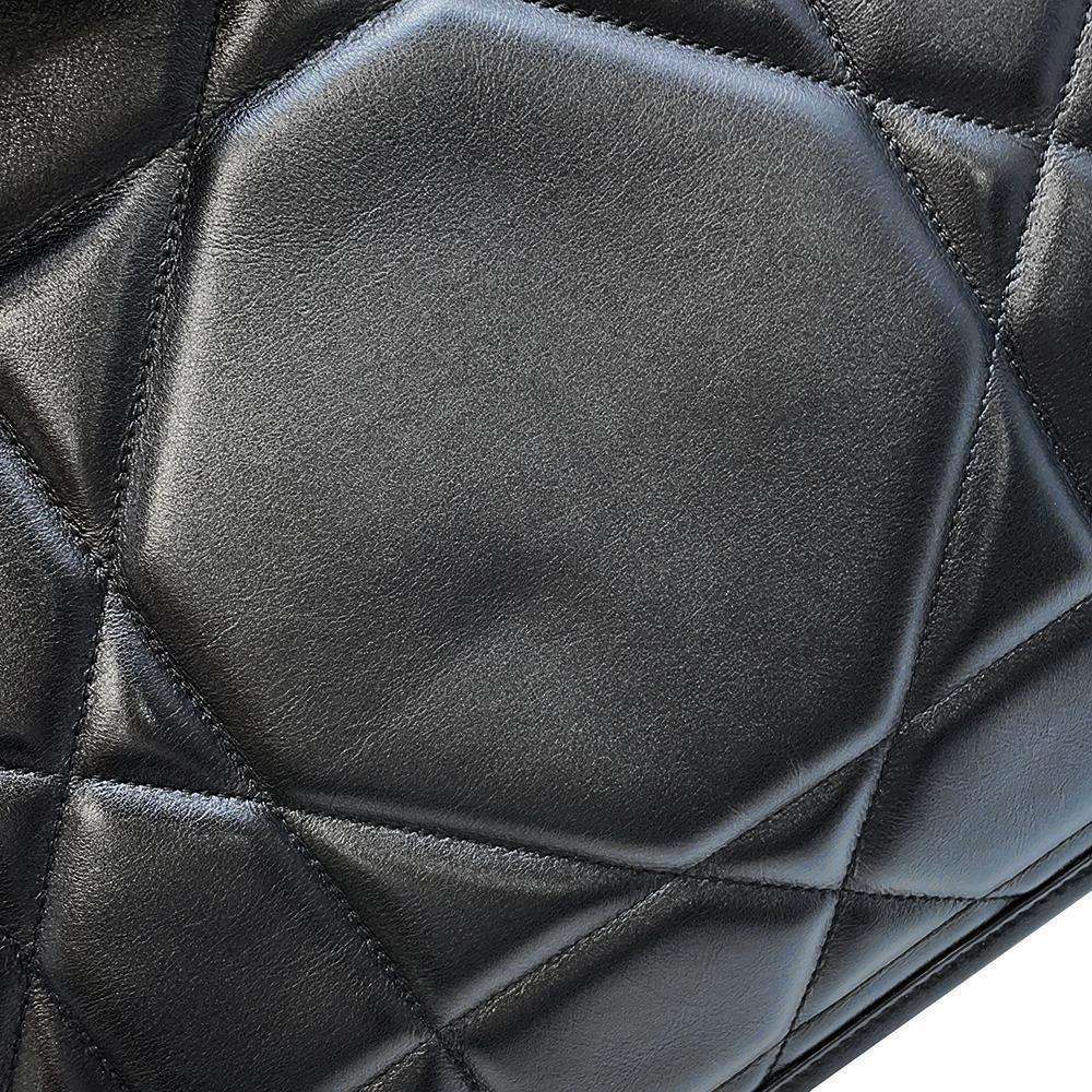 Dior ArchiCannage Essential ChainTote Bag Black M8721OZVJ Leather Size Medium