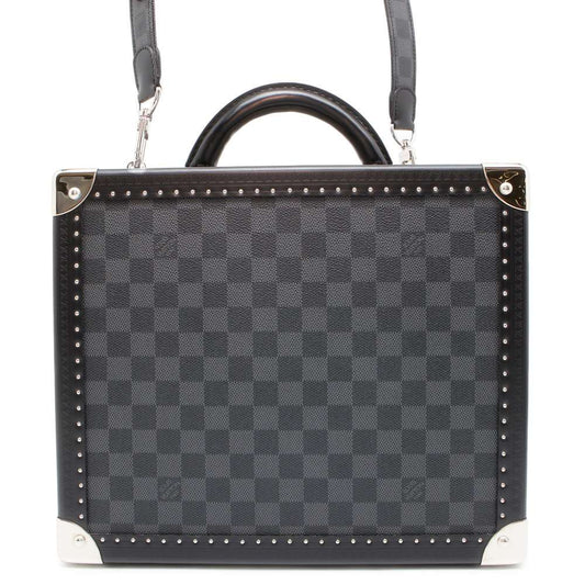 LOUIS VUITTON Cotteville 2WAY Trunk SPO Noir Damier Graphite Size 32
