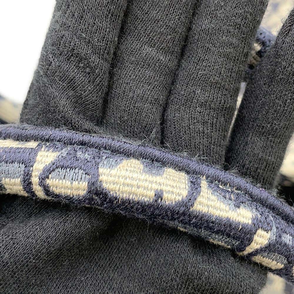 Dior Oblique Embroidery Book Tote Navy M1286ZRIW_M928 Canvas Size Large