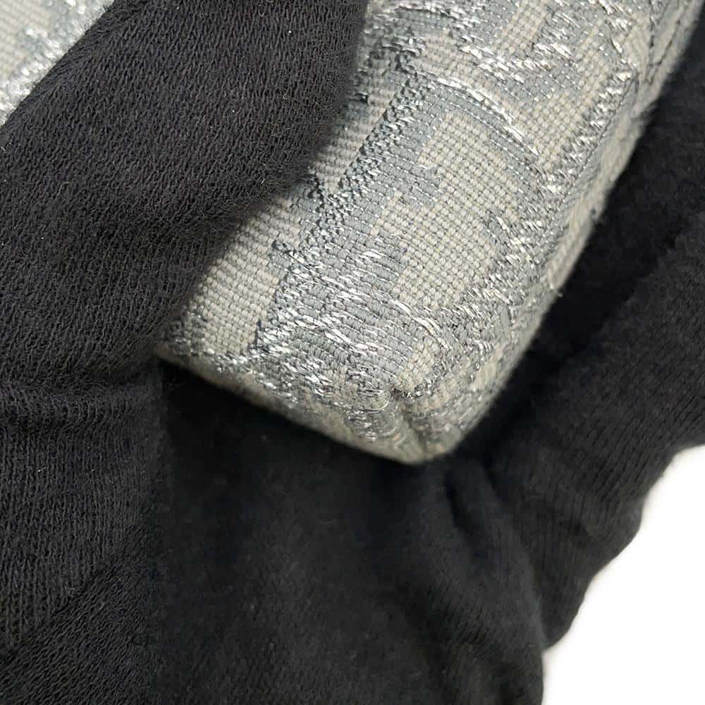 Dior Oblique Clutch Bag Gray/Silver 2OBCA251YSE Jacquard Leather