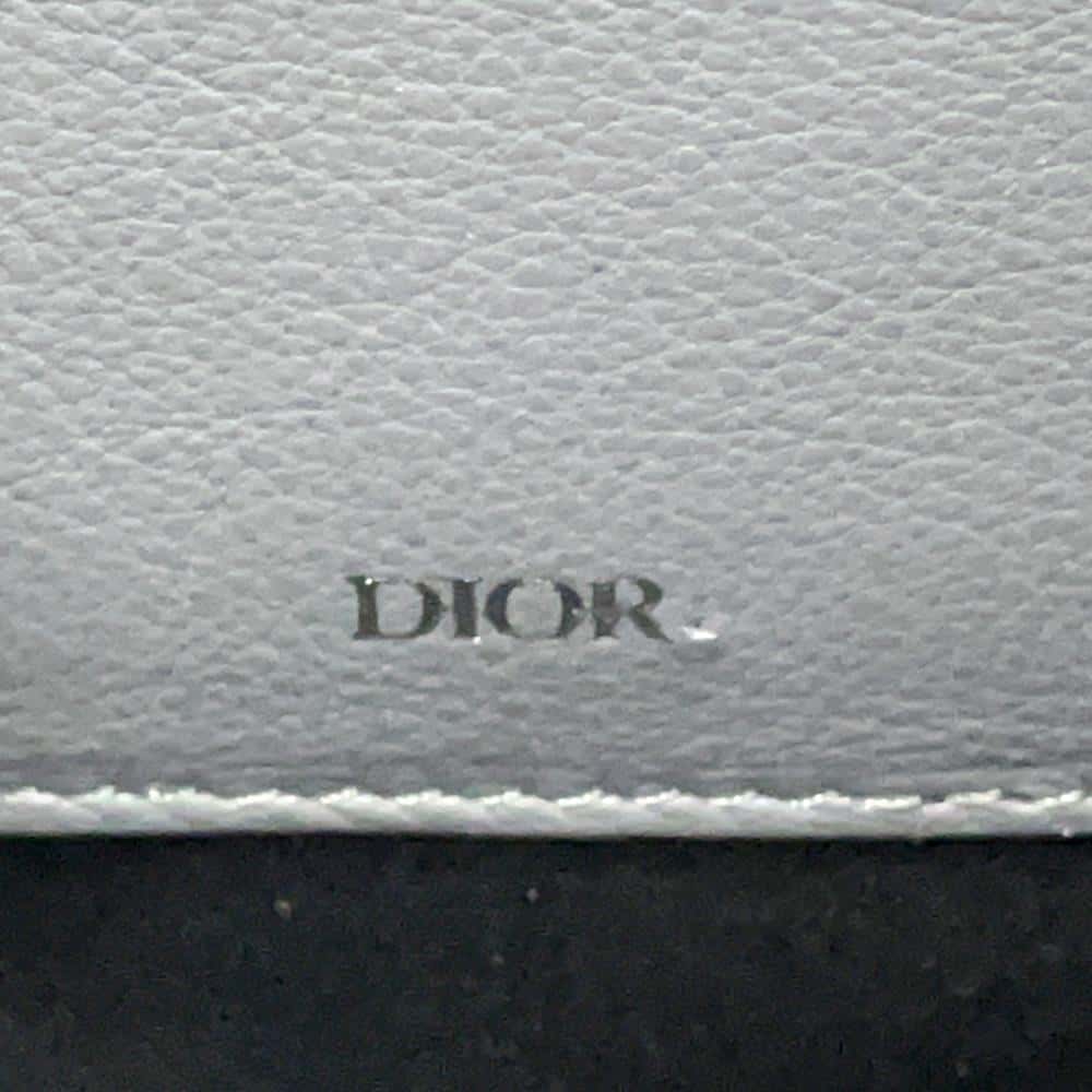 Dior Oblique Clutch Bag Gray/Silver 2OBCA251YSE Jacquard Leather