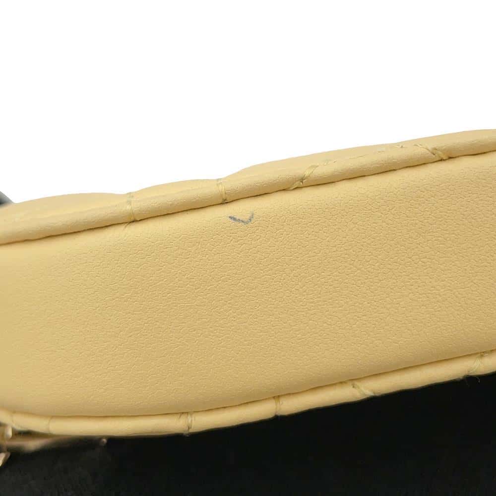 Dior Cannage 2WAY Phone Holder Yellow S0872ONMJ Lambskin