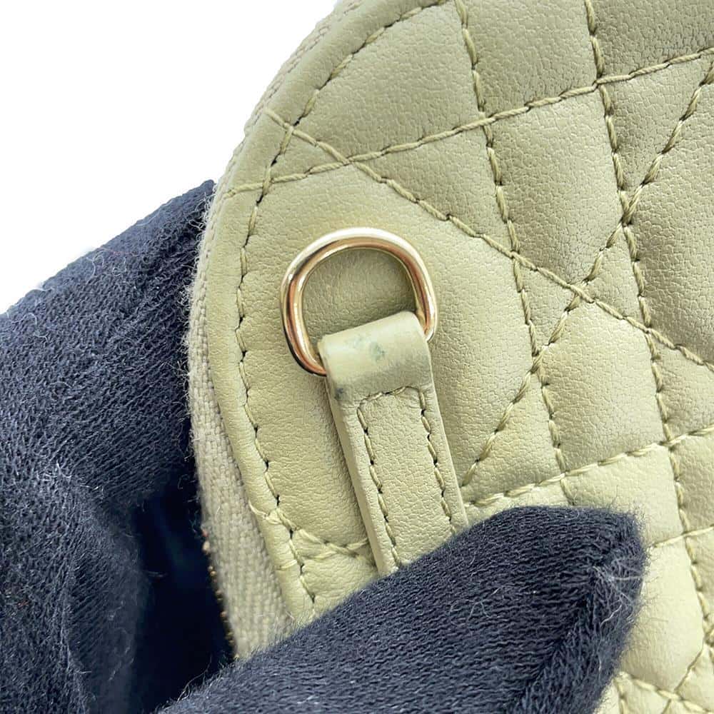 Dior Cannage 2WAY Phone Holder Green S0872ONMJ Lambskin