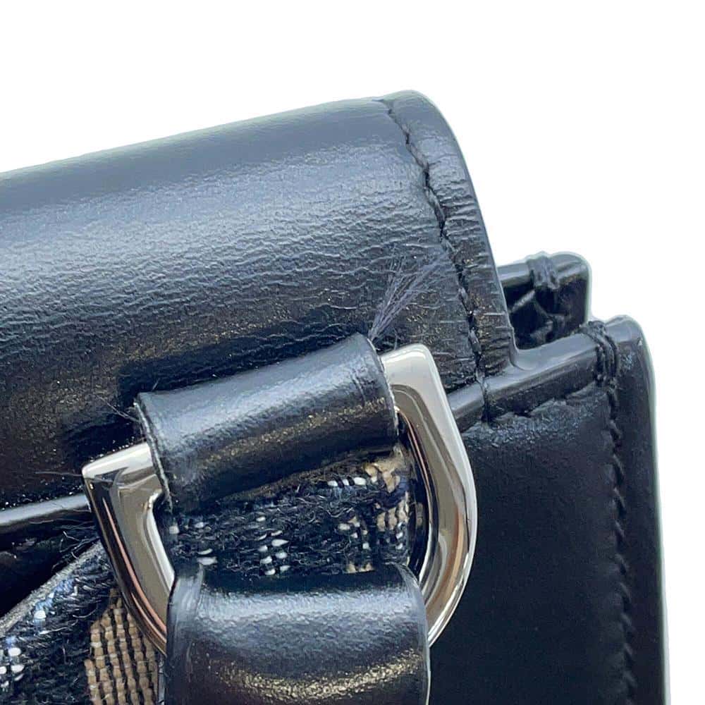 Dior Oblique Saddle Messenger Pouch Black 2ADCA364 Leather