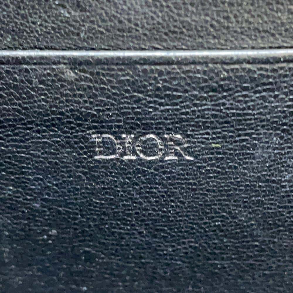 Dior Oblique Saddle Messenger Pouch Black 2ADCA364 Leather