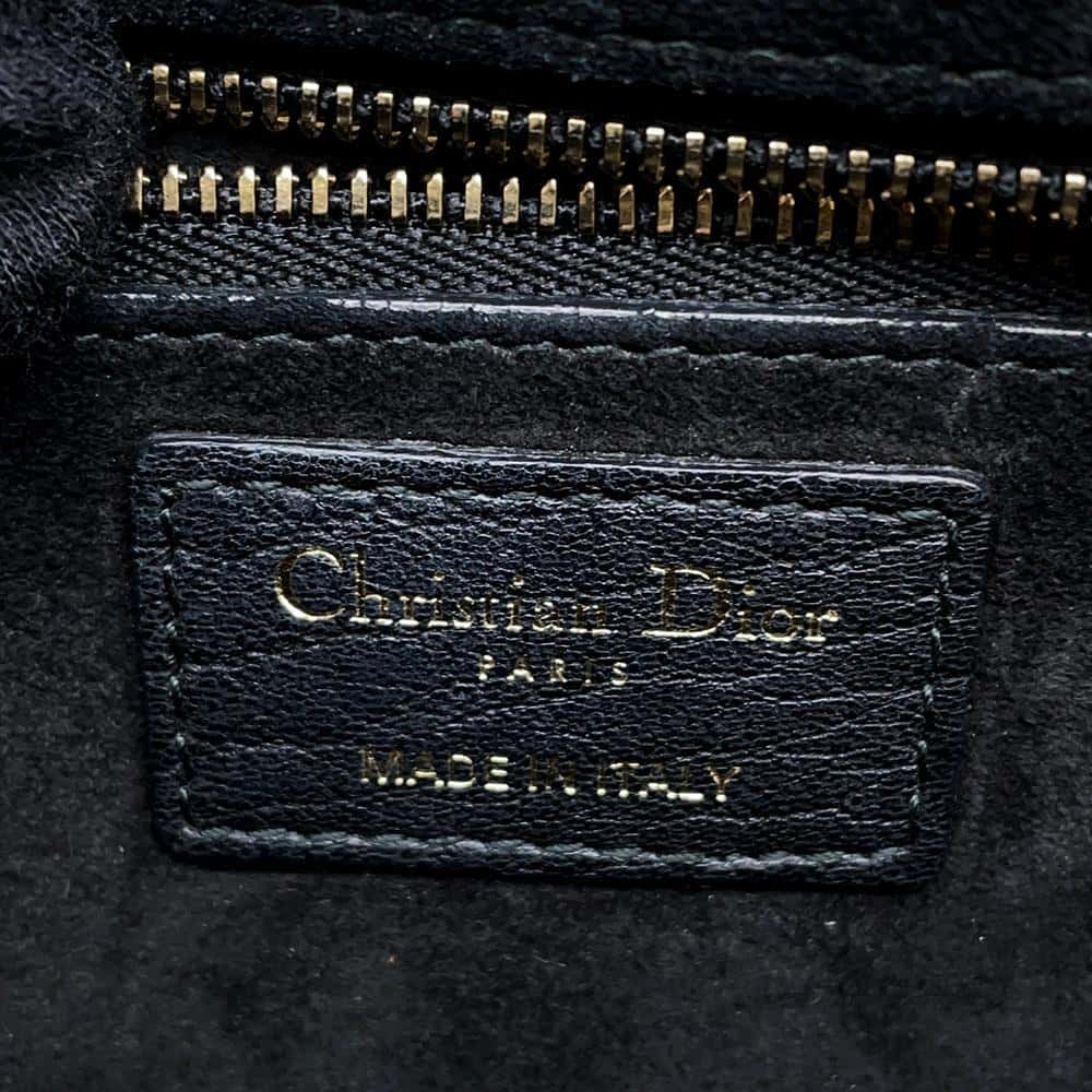 Dior Addict 2WAY ChainShoulder Bag Black Leather