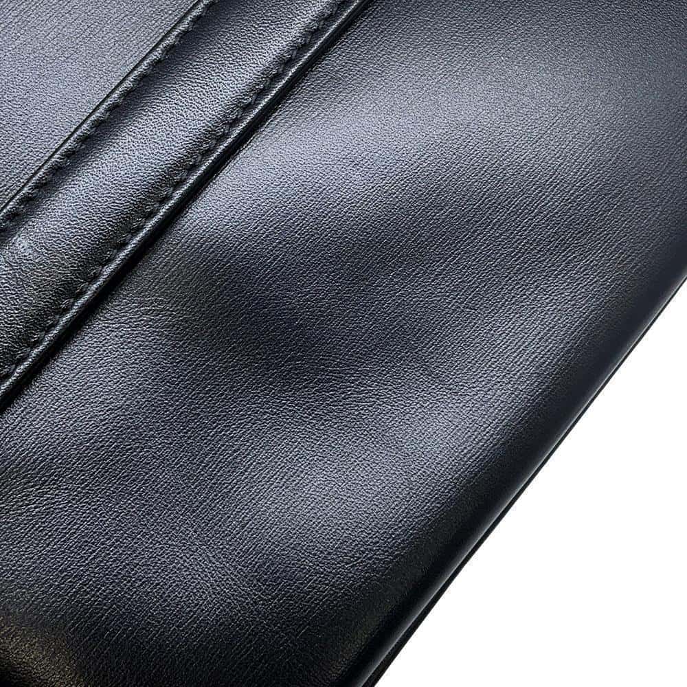 Dior CD Logo Chain Clutch Bag Black M8642UBBU Leather