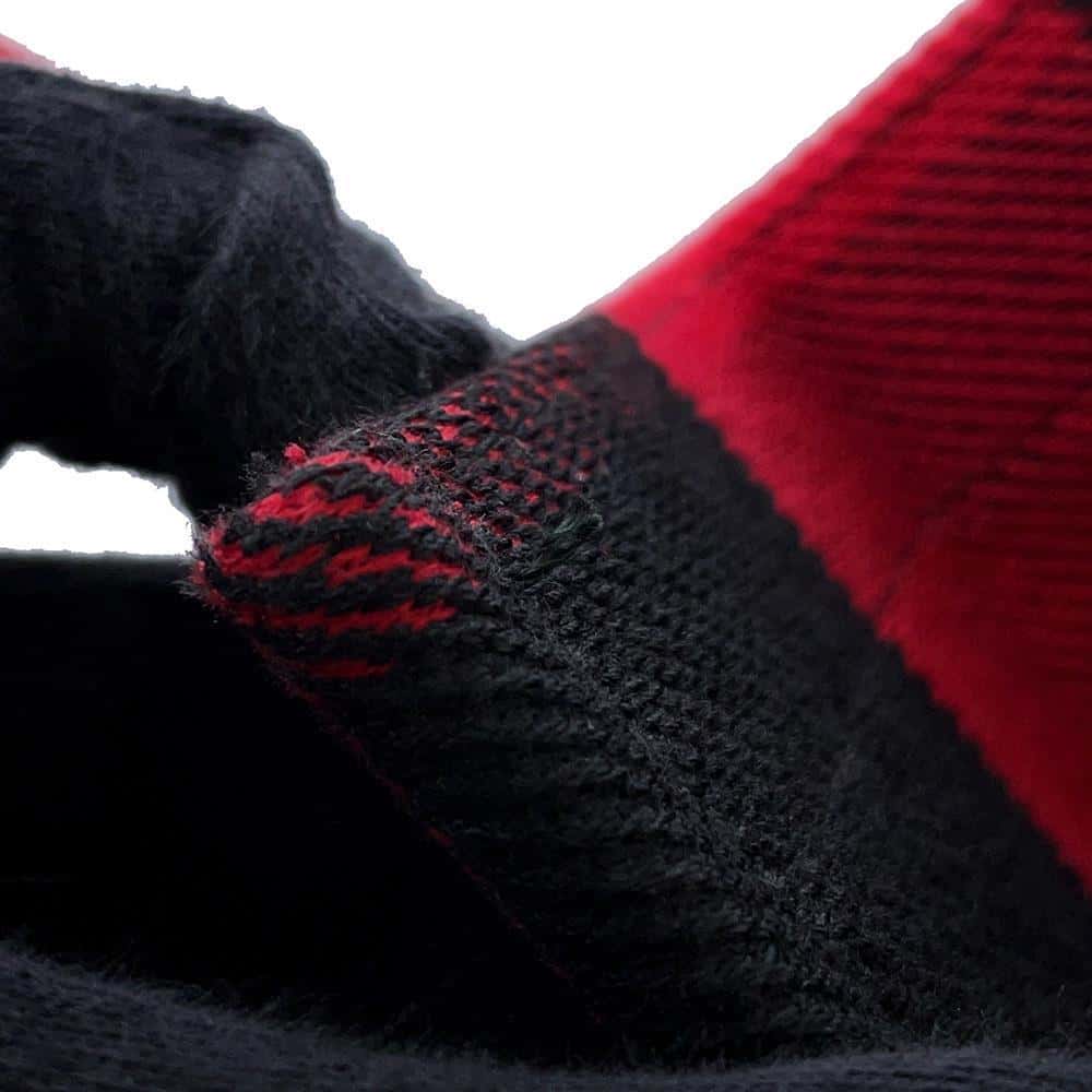 Dior Book Tote Check Pattern Red/Black Canvas Size Large