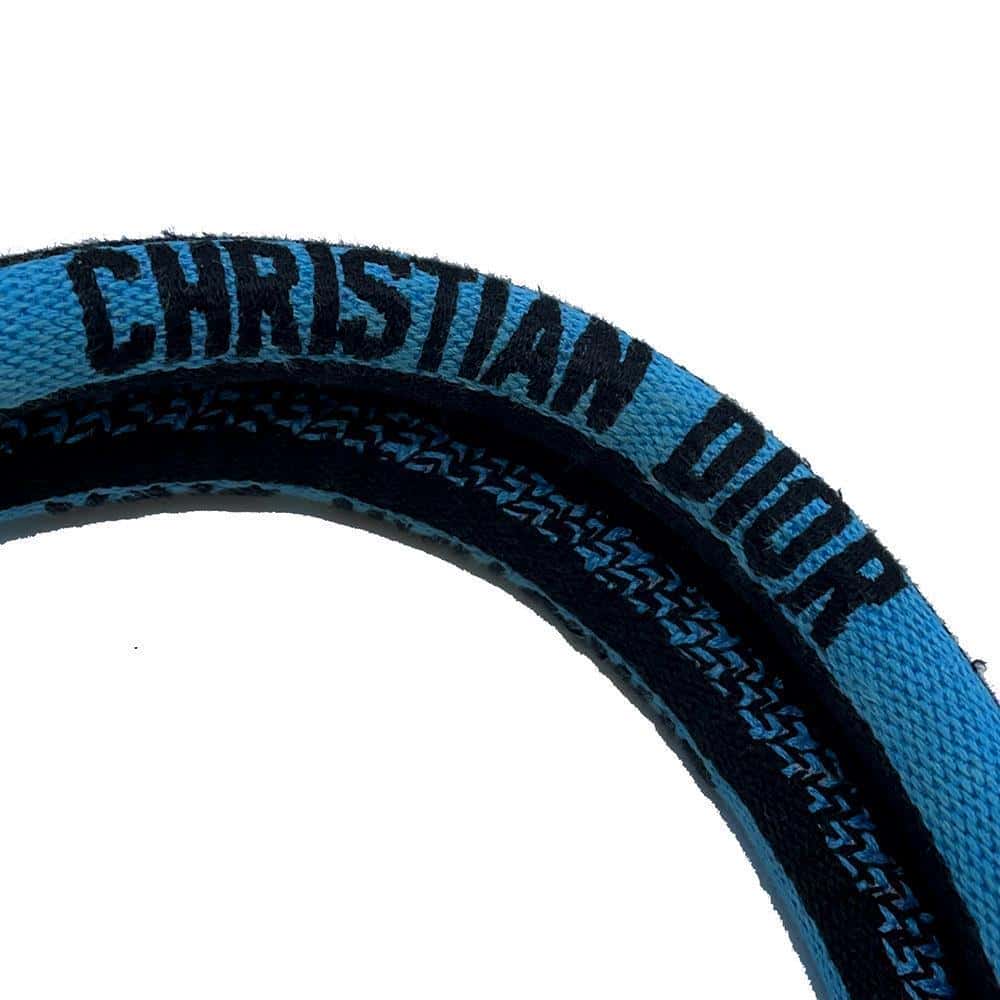 Dior Book Tote D-Jungle Pop Blue/Pink Canvas Size Medium