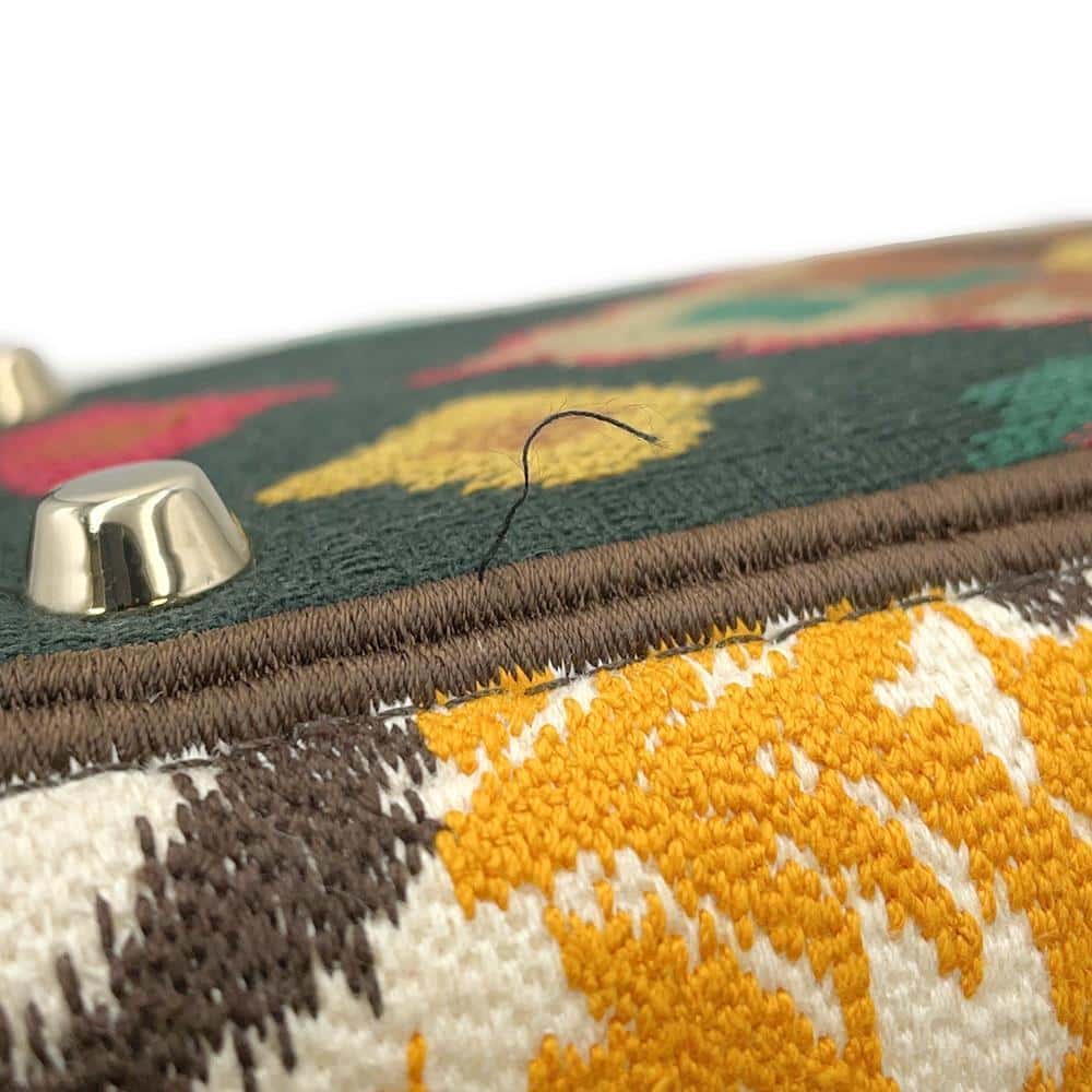 Dior Lady D-LITE 2way Bag Multicolor Canvas Size Medium