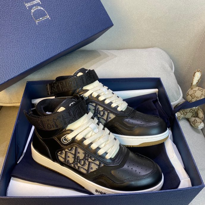 Christian Dior  B27 BLACK HIGH-TOP SNEAKER