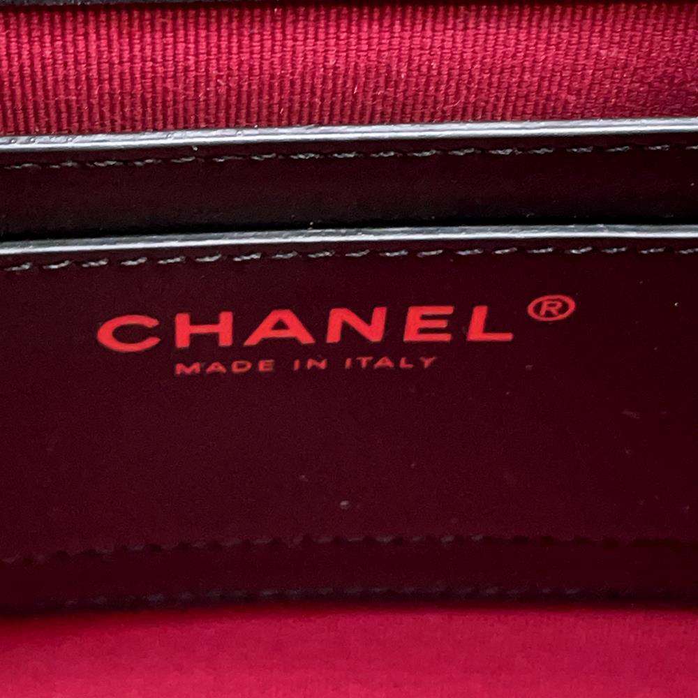 CHANEL Matelasse Backpack Black AS4058 Caviar Leather Size Mini