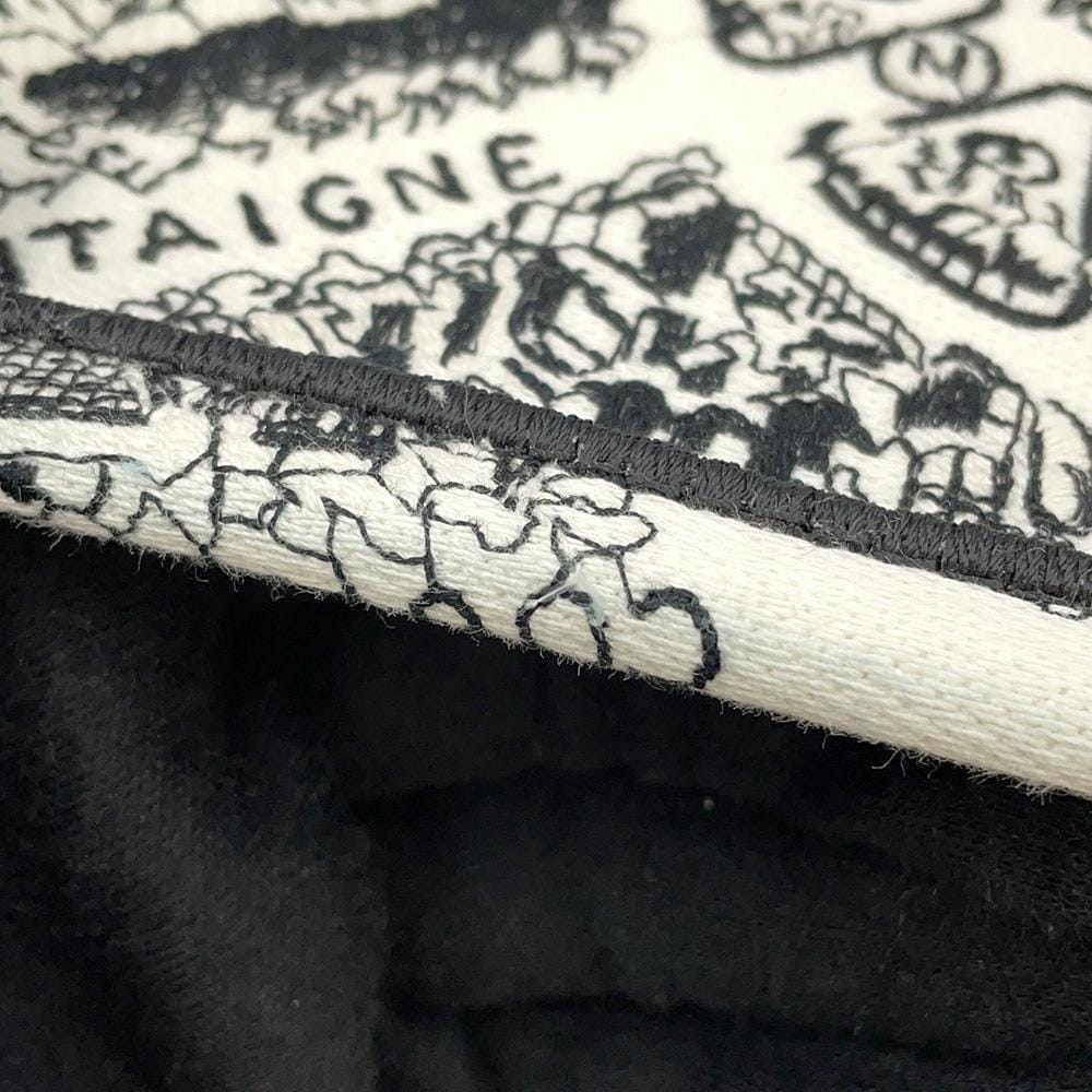 Dior Book Tote Plan de Paris White/Black M1296ZOMP_M041 Canvas Size Medium