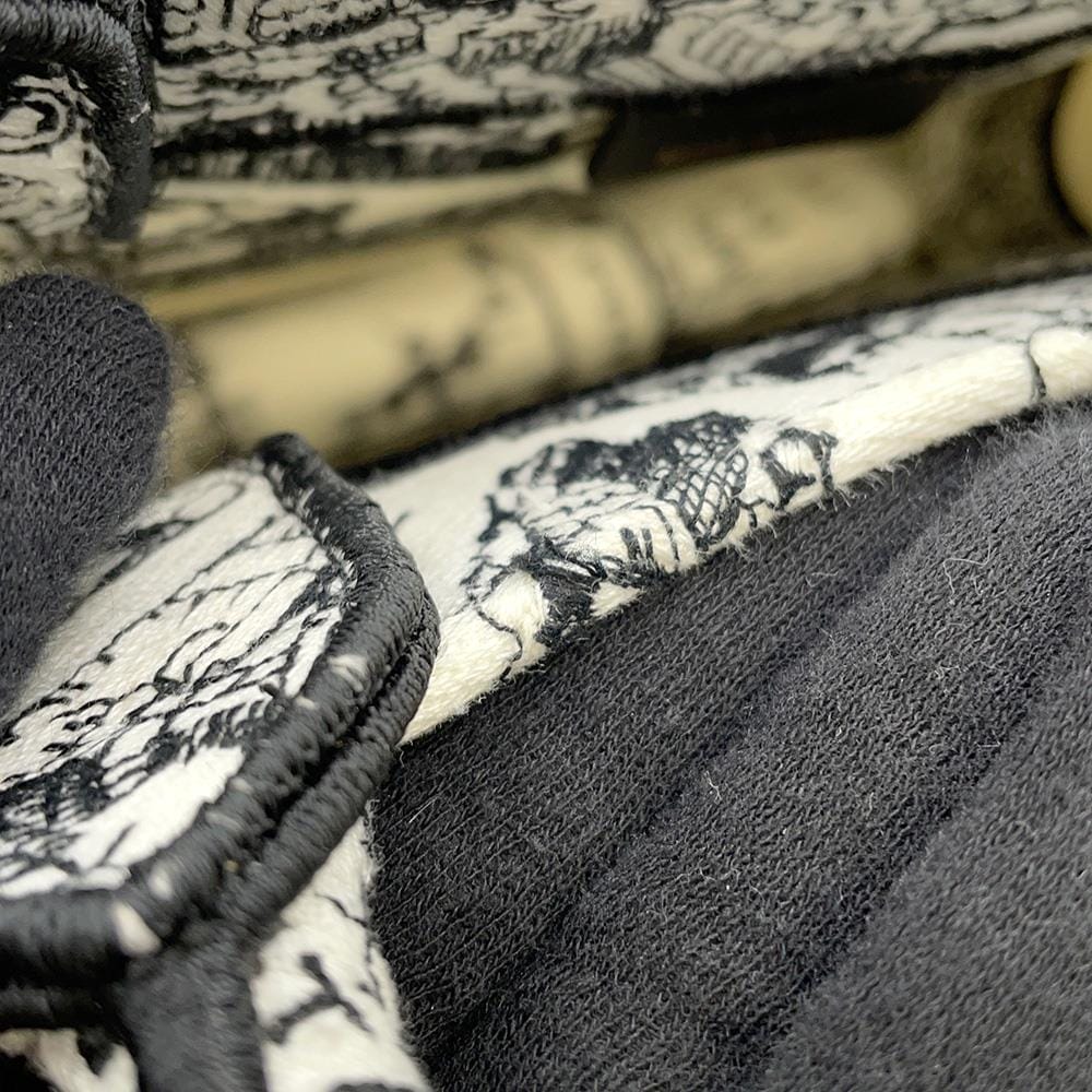 Dior Book Tote Plan de Paris White/Black M1296ZOMP_M041 Canvas Size Medium