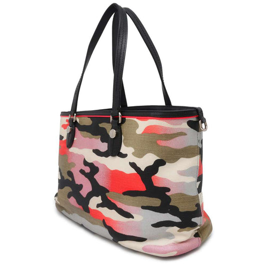 Dior Anselm Lyle Camouflage Tote Bag Multicolor PVC Leather