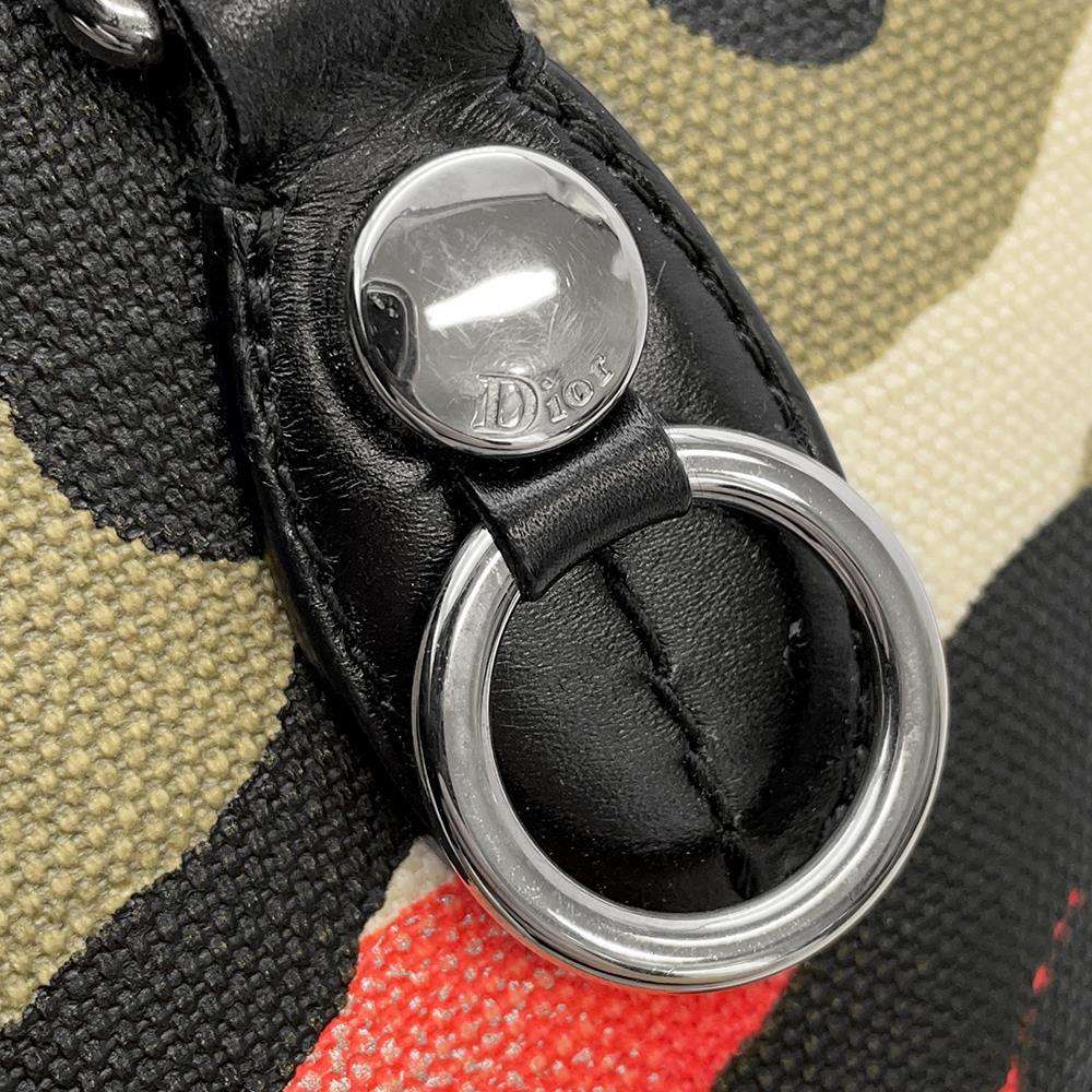 Dior Anselm Lyle Camouflage Tote Bag Multicolor PVC Leather