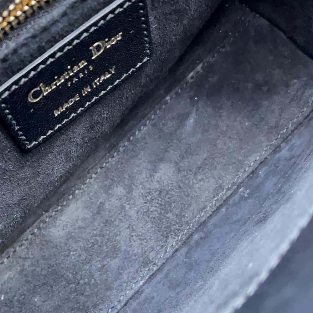 Dior MY ABCDIOR Lady Dior Cannage 2WAYBag BlackM0538ONGH Lambskin Size Small