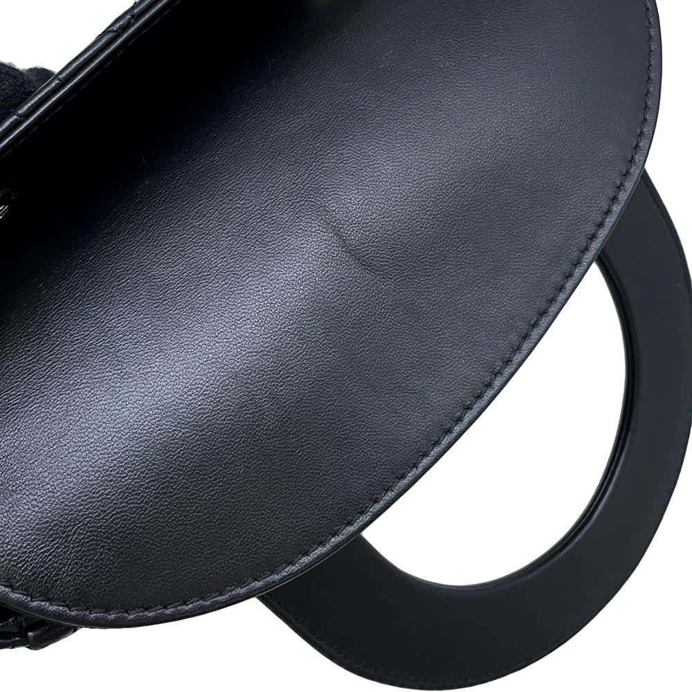 Dior MY ABCDIOR Lady Dior Cannage 2WAYBag BlackM0538ONGH Lambskin Size Small