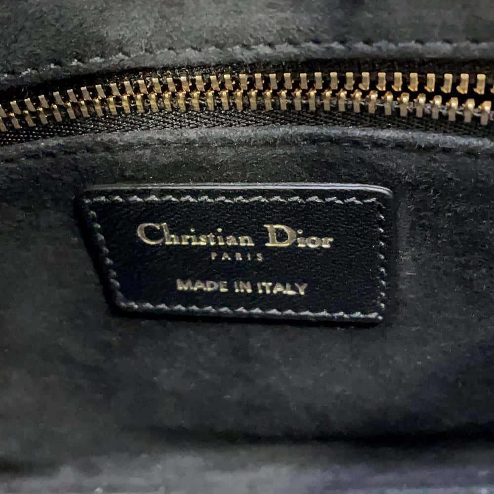 Dior MY ABCDIOR Lady Dior Cannage 2WAYBag BlackM0538ONGH Lambskin Size Small