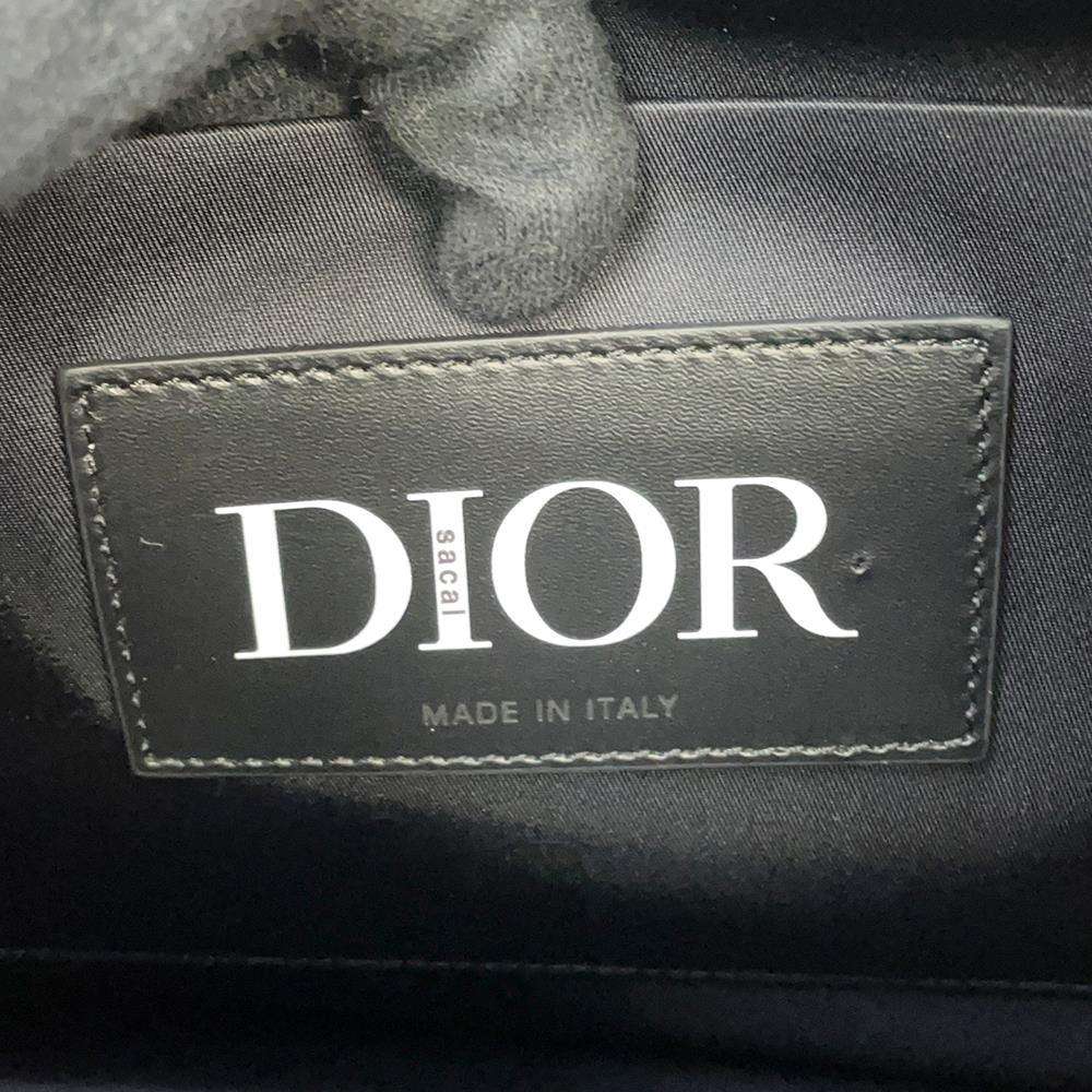 Dior saddle bag sacaiCollaboration Khaki/Navy 1ADH0029USF Nylon Leather