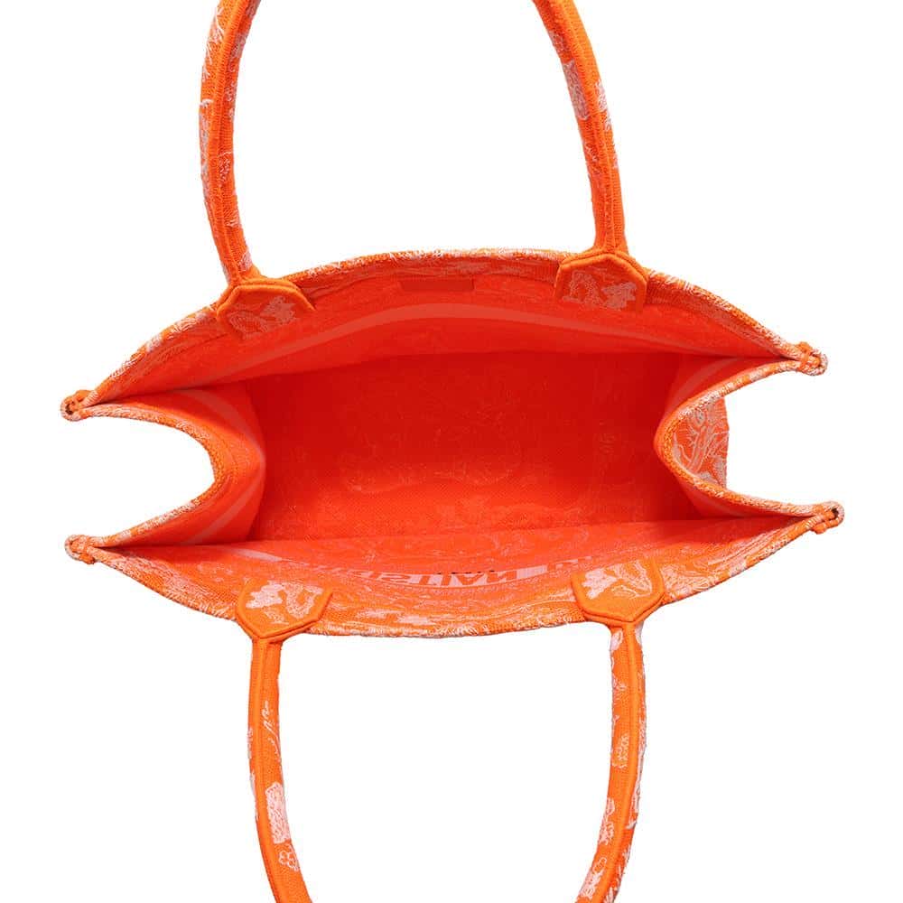 Dior Book Tote Toile de Jouy Orange/White M1296ZROC_M057 Canvas Size Medium