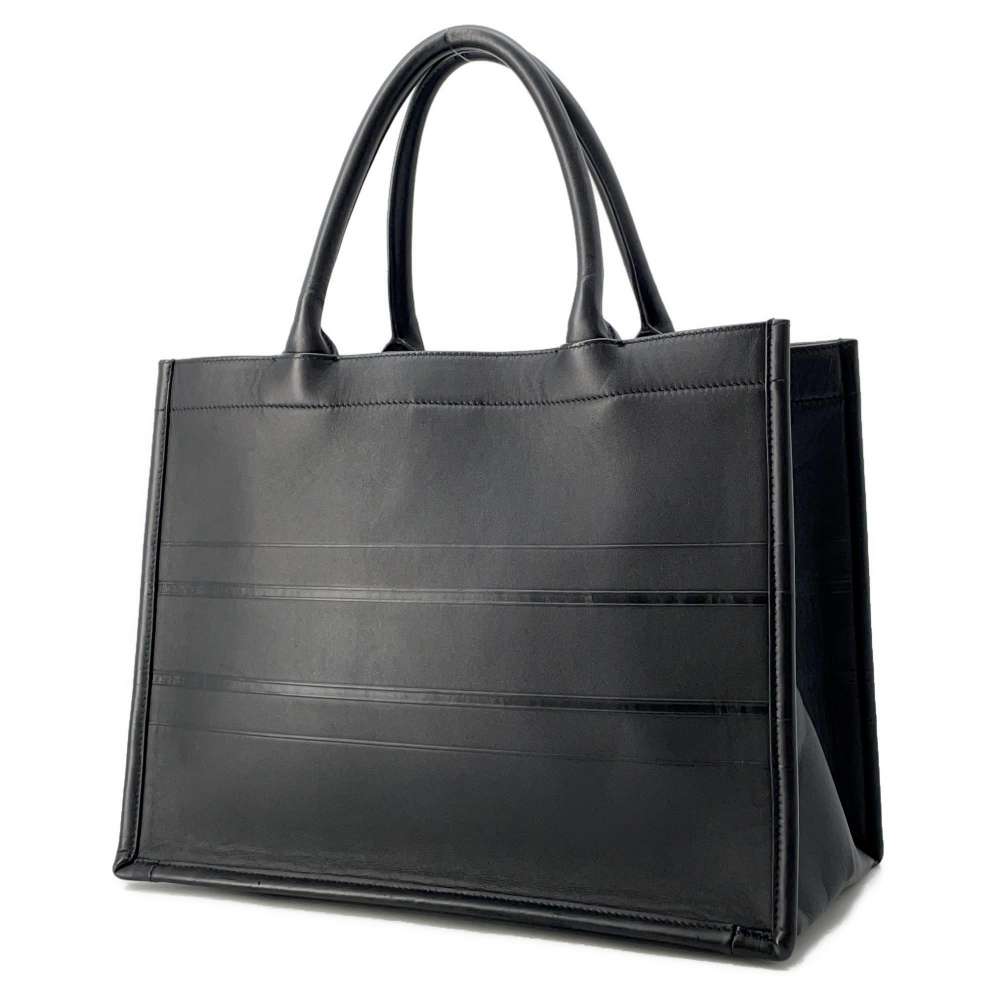 Dior Book tote Black All leather Size Medium