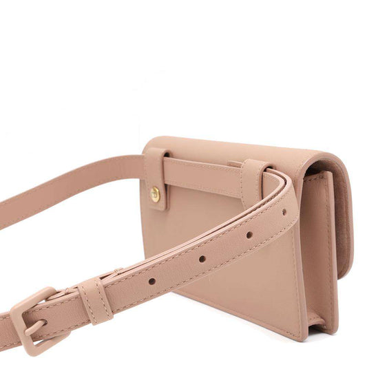 Dior Ultramatt Saddle Belt Pouch Pink Leather